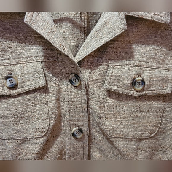 CAbi Women's Tan Safari Blazer - Picture 2 of 7